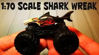 1:70 Scale Lava Shark/Shark Wreak - Hot Wheels Monster Trucks