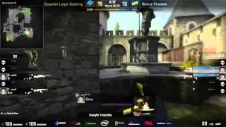 DreamHack CLG vs Na'vi Cobblestone Zeus vs jdm64 10:15  Сгорел зевс