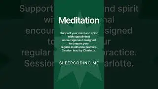 MindShift Audio: Meditation - #affirmations  #hypnosis #hypnosiscoach #mentalhealth #mindset