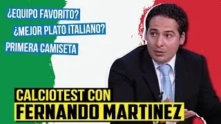 FERNANDO MART&Iacute;NEZ de QUELLI DEL PALLONE en el CALCIOTEST de SOY CALCIO