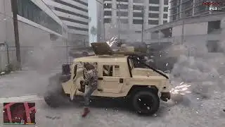GTA V: Trevor, Steve, Dave, Wade, Ron 10 Star Cop Battle + Escape
