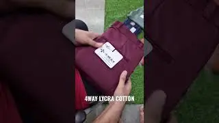 4way Lycra Cotton By Marcsman Clothing