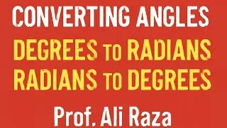 Trigonometry Angle Conversion | Degree to Radian & Radian to Degree | Easy Formula | Class 11 Math