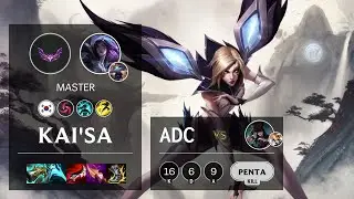 Kai'Sa ADC vs Caitlyn - KR Master Patch 12.1