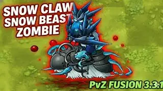Fusion Fan-Made Zombie 31: Snow Claw Snow Beast Zombie #pvzfusion #mobilegame #pvzgame 
