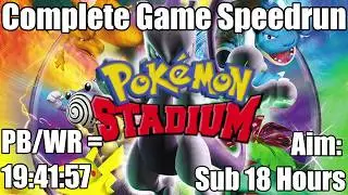 Pokemon Stadium 1 - Complete Game Speedrun | PB/WR: 19:41:57