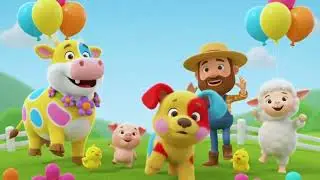 Animals Sounds Song for Kids | Learn &ldquo;Moo, Woof, Meow&rdquo; | Kiddie Quest