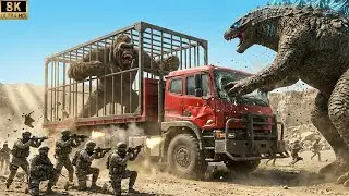 King Kong aur Godzilla ke Saath Land & Sea War Simulation