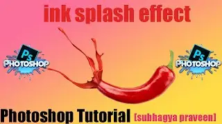 ink splash effect (photoshop tutorial) - Photoshop 2020