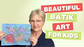 How to Make Paper Batik Art with Wax Crayons | Welcome to Nana's