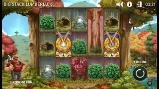 Demo gameplay of Big Stack Lumberjack by Print Studios