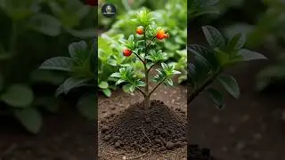 Tiny Pomegranates Grow ❤️🍎 Seed to Fruit! #plants #shortfeed #shorts #explore