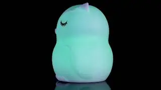 LumiOwl LumiPet Color Changing LED Kids Nightlight by LumieWorld