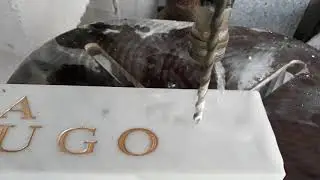 COMO HACER UN BARRENO O PERFORACION AL MARMOL Y GRANITO CON UNA BARRENA O BROCA ESPECIAL.