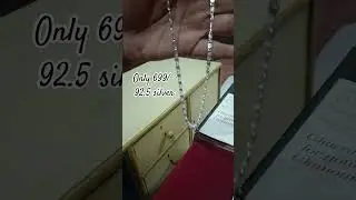 92.5 silver chain #branded #hallmark #fashion jwellerey #kids chain baccha ka chandi chain