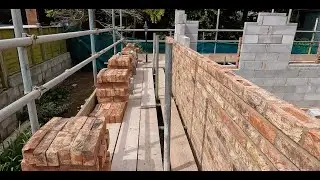 Part 5. Garden project update. Nearly to lintel height.