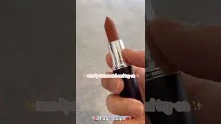 Mac lipstick taupe swatch and try-on ✨💕 #makeup #swatches #lipstick #maclipstick #mactaupe