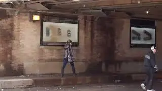 People on the streets of Winnipeg