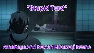 &ldquo;Stupid Turd&rdquo; - AmaKaga And Muzan Kibutsuji Meme
