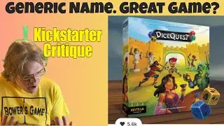 Dicequest (B+)  From The Super Fantasy Brawl Designer!- Kickstarter Critique Review