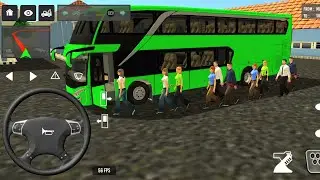 Indonesia Coach bus driving | Euro bus simulator 2025 Android gameplay #game 1