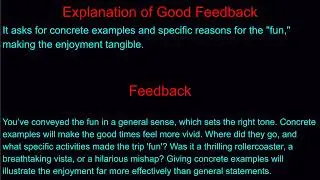 Feedback Friday #20