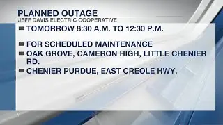 Scheduled power outage to affect parts of Cameron on April 16