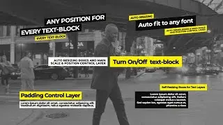 Self Resizing Titles After Effects Templates
