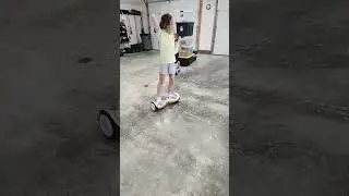 Amazing Cute Girls Riding Hoverboard Adventure! #shorts #hoverboard #fun #girls #kids #playing