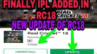 FINALLY IPL ADDED IN RC18 NEW UPDATE OF RC18 RELEASE WITH REVIEW