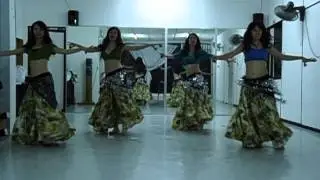 Malaysia Belly Dance Fusion Practice to Gypsy (Dance99)