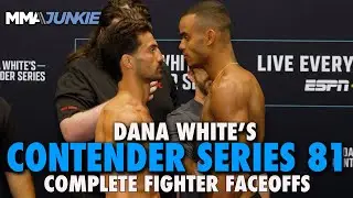 Dana White's Contender Series 81 full card faceoffs