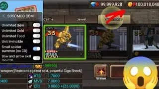 &bull;KINGDOM WARS MOD APK&bull;SOSOMOD&bull;FREE&bull;2024😱😱