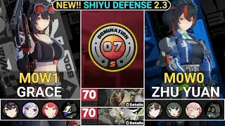M0W1 Grace & M0W0 Zhu Yuan Showcase | NEW!! Shiyu Defense Zenless Zone Zero 2.3