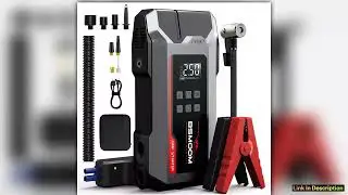 Car Jump Starter 150PSI Air Pump 7000A Portable Auto Emergency Booster with Wireless Tire Inflator