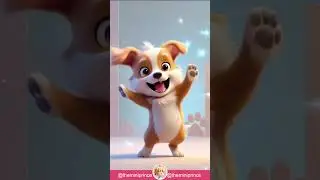 Puppy&rsquo;s Playtime Fun #HappyPaws #PuppyFun #RunJumpBark #cartoon