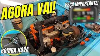 FIM DO CARBURADOR! Instalei bomba de Mercedes na Caravan 6 cil