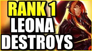 The RANK 1 LEONA takes on NEXUS BLITZ and destroys everything in her path (SUPER FUN STRAT)