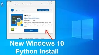 The new way to install Python on Windows 10