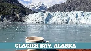 Visiting Glacier Bay on our Alaskan cruise aboard the Island Princess