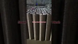304 Stainless Steel Electro Welded Mesh, Stainless Steel Hardware Cloth in Standard 1m&times;25mtrs Rolls
