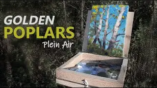 Loose Alla Prima Oil Painting of Trees | En Plein Air Challenge