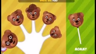 Bear/Teddy/ Cake Pop Finger Family (REUPLOADED)