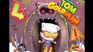 Cyber Angela ➤ CATCH THE RACCOON! 3 Star Combo Talking Tom Gold Run HD Christmas Update
