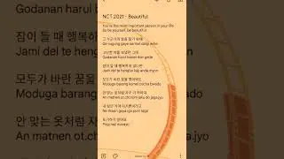 NCT 2021 - Beautiful Part 1 #nct #nctdream #nct127 #nctzen