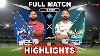 DC vs LSG 45TH MATCH HIGHLIGHTS 2022 | IPL 2022 DELHI vs LUCKNOW 45TH MATCH HIGHLIGHTS #DCvLSG