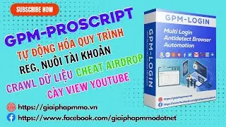 GPM-Login Automation - L&agrave;m script buff traffic search google