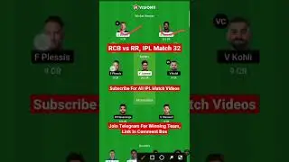 RCB vs RR prediction || Match My 11 circle team #shorts #ipl #rcb #rr