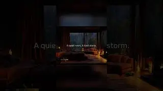 HEAVY RAIN AND FIREPLACE SOUNDS #rainambience #rain #rainoundforsleep #sleepmusic #relax