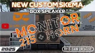 [PLAN] SKEMA BOX SPEAKER MONITOR 215 + HORN NEW CUSTOM  2025 